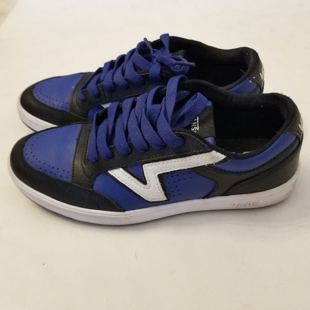 VANS Lowland CC Womens 8 Mens 6.5 Two Tone Black True Blue